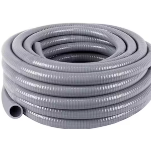 AISIMEE Liquid Tight Conduit 3/4inch 50FT,Flexible NonMetallic Liquid Tight Flex Electrical Conduit and Connector Kit with 5 Straight and 3 90Degree Conduit Connector Fittings