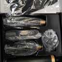 Sendowtek Hot Air Styler Brush Set for Women 5 in 1, 800W 3 Level Temp Hairdryer Comb for Rotating Curling Straightening Volumize Auto Wrap Curler Multi-Styler Hair Styling Tools for Multi Hair Home