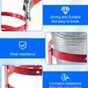 5 Gallon Bucket Holder, 11.6 Inch Diameter, Heavy Duty Aluminum Bucket Rack