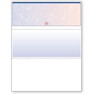 DocuGard Blue/Red Premier Prismatic Top High Security Check Paper - Laser/Inkjet Printer Compatible - 13 Security Features - 500 Blank Business Checks (04532)