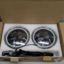 UTVJATV 7 Inch RGB Halo Head lights DOT Approved Halo Headlights APP Remote Control Music Mode Compatible with 20072017 JK 20032006 TJ Unlimited/LJ