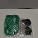 MEEZY Green Short Bob Wigs Straight Hair with Flat Bangs Heart Sunglasses for Women, Colorful Funny Cosplay Party Neon Wig Synthetic Natural As Real Carnival Halloween Costume