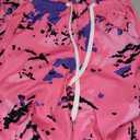 EOSIEDUR Women's Two Piece Outfits Zipper Jacket Pullover and Elastic Waistband Pants with Pockets Sweatsuit Tracksuit Sets (Purple Splashing Ink) S