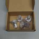 GU10 LED Light Bulb 5W Soft Warm White 3000K 400LM AC 85-265V NO Flicker Imitation Glass Cover 120 Degrees Wide Angle Non-Dimmable 40W Equivalent, for Ceiling Recessed Spotlight Lighting, 4-Pack