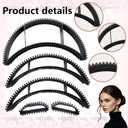5pcs Bump It Hair Accessory Set - Includes Hair Bumps for Volume Insert, Bump It Up Headband, and Hair Volume Clips for Women-Great for Creating Volume with Bumpits for Hair