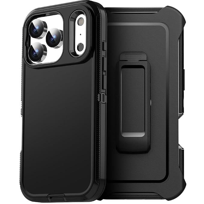 AICase for iPhone 17 Pro Max Case+Belt-Clip Holster 6.9",Heavy Duty Drop Protection Full Body Rugged Shockproof/Drop Proof/DustProof Military Grade Tough Durable Cover for iPhone 17 Pro Max_35
