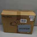 Pet Dryer, 5.2HP/3800W Pet Grooming with Adjustable Speed and Temperature Control Dog Blow Dryer, Pet Hair Dryer with 3 Nozzle (Black-1)