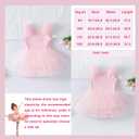 KARETT Toddler Ballet Outfit Sleeveless with Snap Gymnastics Leotards for Girls 1-7Y (Pink)