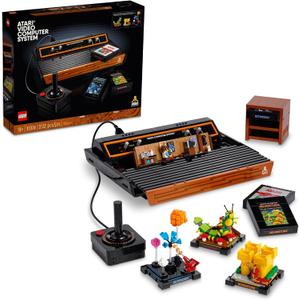 LEGO Icons Atari 2600 Building Set 10306 - Retro Video Game Console and Gaming Cartridge Replicas, Featuring Minifigure and Joystick, Nostalgic 80s Gift for Gamers and Adults