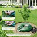 HIRALIY 15 Gallon Tree Watering Bag, 2 Pack Watering Ring, Slow Release 1-5 Days, Deep Root & Automatic Drip Irrigation System, for Multi-Trunk Newly Planted Small Trees and Shrubs