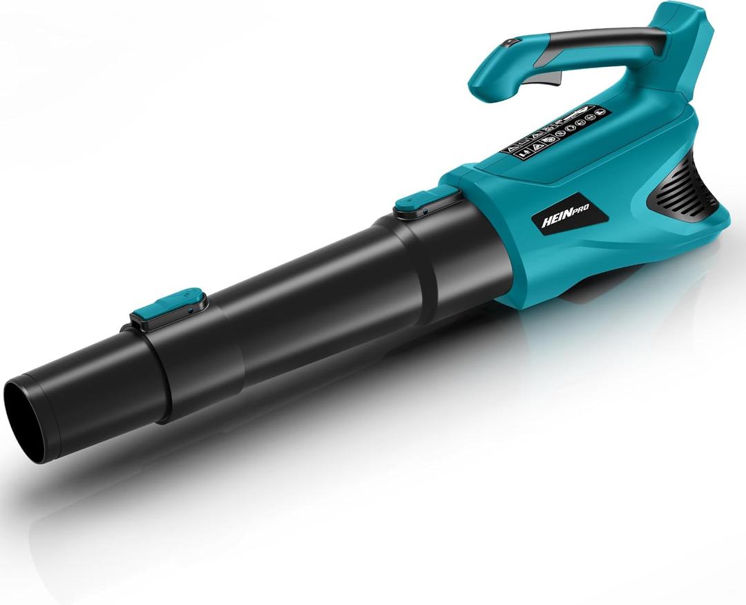 Cordless Leaf Blower Up to 500CFM Compatible with Makita 18V Battery (No Battery), Electric Leaf Blower Cordless with 5 Speed Modes, Handheld Battery Powered Leaf Blowers for Lawn Care