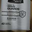 Depend Guards Incontinence Pads for Men, Overnight Absorbency, 42 Count