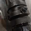 Fifth Wheel to Gooseneck Cushioned Trailer Hitch Adapter - 12" to 16" Adjustable Height Converter Gooseneck Trailer Hitch Adapter (Black)