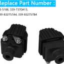 Ignition Coil Compatible with Mercury & Mariner Outboard Boat 6-125Hp 140Hp V135 V150 210CC Chrysler Force 40Hp -150Hp Replace 339-7370A13 339-832757A4 339-832757B4 4Pcs