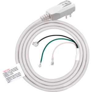 ELEGRP 0651513LY L15515 L22515 16AWG LCDI Power Cord Plug for A/C Air Conditioner, E250451 UL Certified, 7.5FT Leakage Current Detection Interrupter Replacement, 120V 13A 1560W 60Hz NEMA 5-15P, 1 Pack