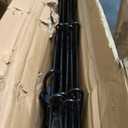 Heavy Duty Metal Garden Fence with Gate 43.2 in x 14.75ft, No-Dig Dog Fence