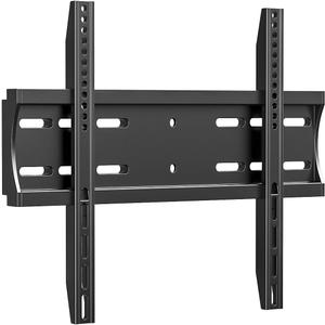 IWORKBOARD 43 50 55 inch Fixed Low Profile TV Wall Mount for 24-65 inch LED/LCD & Flat/Curved TVs, Universal Wall Mount Bracket with Safe Lock, Max VESA 400x400mm, up to 99Lbs & 16 '' Stud