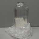 Ezebesta 1PCS Makeup Brush Holder Organizer with Clear Lid 360 Rotating Sliding Opening Dustproof Brushes Container for Vanity