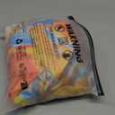 COZYEASE Women's 4 Piece Swimsuits Sexy Bikini Sets Triangle Bathing Suit with Mesh Cover Up Beach Skirt & Bandana M Multicolor All Over Print