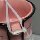 Cedilis Set of 4 Stackable Cat Mug with Stand and Spoon, 15 oz Cute Ceramic Coffee Mug for Cat Lover, Cappuccino, Tea, Hot Cocoa, Latte, Drinks, Green, Blue, Pink, Yellow