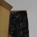 Perfect Curve CapRack | Over-The-Door Hat Organizer for Baseball Caps | 2 Straps, Holds 18-36 Adjustable Caps | Black