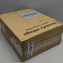 White Arc Floor Lamp, Modern Floor Lamp for Living Room with Adjustable Lamp Head, Tall Pole Standing Lamp with On/Off Pedal Switch, Over Couch Arched Reading Light for Bedroom, Office, Study Room