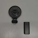 HandFan 5200mAh Portable Fan Handheld, 6 Speeds Hand Held Fan 180 Foldable Personal, Battery Operated USB Rechargeable, Handle Separate Design for Travel/School/Outdoors/Indoors (6 Speeds Black)