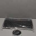 Wireless Keyboard and Mouse Combo, Full Size Ergonomic Keyboard with Wrist Rest and Phone Holder 2.4G USB & Type-C Quiet Keyboard Silent Mouse for Computer Laptop Windows Mac iOS