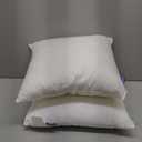 MIULEE Throw Pillows Inserts, Pack of 2 18x18 Inch 100% Virgin Fiber Filling Bed Couch Pillows