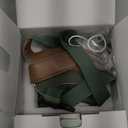 Neck Massager, Shiatsu Neck and Back Massager with Heat, 4D Kneading Simulated Human Hand Design Electric Deep Tissue Massage, Portable Body Massager for Shoulder, Pain Relief & Muscle Relax (Green With Cloth)