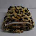 Amearea Fluffy Leopard Rug, Premium Cheetah Print Rugs, Soft Comfy Faux Fur Animal Print Carpet for Kids Room Bedroom, Living Room, Shaggy Teen Room Home Decor, Khaki 3x5 Feet