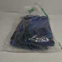 2pcs Stadium Seat for Bleachers with Back SupportPortable Bleacher Chairs with Back and CushionIncludes Shoulder Strap and Cup Holder (Navy,2 Pack)