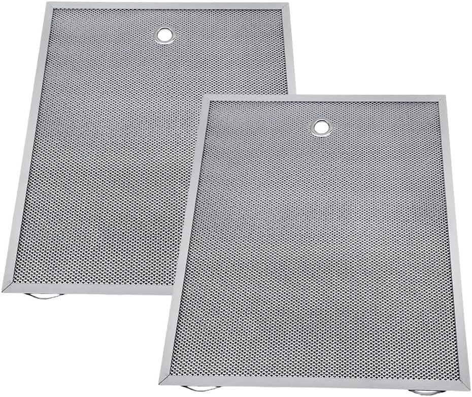 Grease Range Hood Filter S99010434-002 Fit Broan Nutone BKDB130 Series | Washable aluminum grease filter (2-pack) for Broan-NuTone 30-inch hoods CDF130SS BKDB130BL BCDF130BS BKDB130WW BKDB130SS