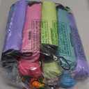 Cunno 12 Pieces Rainbow Umbrella Portable Tri Folded 8 Ribs Travel Umbrella Windproof Compact Collapsible for Women Men Kids Rain Travel