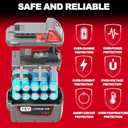 2pack 6.0Ah 18v Battery Replacement for Milwaukee m18 Battery 48-11-1850 48-11-1860, Compatible with Milwaukee M18 Cordless Power Tools,15C Discharge Rate