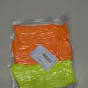 Women's Neon Scrunch Crew Socks 80s 90s Retro 3-Pack Cotton Stacked Boot Calf Cozy Ribbed Slouchy Socks Size 5-10 (2-neon Orange/1-neon Green)