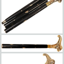 Deluxe Lion Head Walking Cane – 36-Inch Stylish Walking Stick – Decorative & Defense Tool