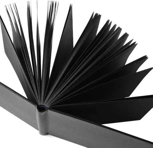 Mifuner Small 5x5 Black Notebooks 110gsm 82 Sheets/164 Pages mini blank sketchbooks Travel Journal Pocket Hardcover Paint Writing Notebook Blank Diary Memo Planner Sketchbook Black Paper