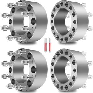 OCPTY 8x170 to 8x170 Wheel Spacers for Excursion for F-250 for F-250 Super Duty for F-350 3 inch 14x1.5 Studs 125mm Hub Bore Forged Wheel Spacers 8 lug 4PCS