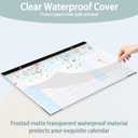 3 x Calendar 2026-2027, Monthly Desk Calendar from Jan 2026 to Jun 2027, 15" x 12", Large Desktop Calendar Monthly, Perfect for Home or Office, Floral (Desk(15" x12 ")