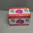 IDAODAN Electric Balloon Pump, Portable Electric Balloon Blower Machine Balloon Air Pump Dual Nozzle Rose Red 110V 600W Balloon Inflator for Party Decorations