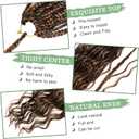 Eerya 8 Packs Boho Goddess Box Braids Crochet Hair for Black Women 16 inch Pre-looped Bohemian Crochet Box Braids With Curly Ends Synthetic Crochet Hair Extensions (16 inch, P4/30)