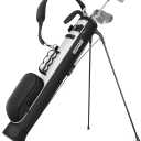 Findway Golf Stand Bag, Small Golf Bag for The Driving Range, Par 3 and Executive Courses, Lightweight Golf Club Carry Bag with Ball Holder and Pockets for Men Women
