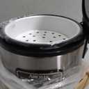 AROMA Digital Rice Cooker, 4-Cup (Uncooked) / 8-Cup (Cooked), Steamer, Grain Cooker, Multicooker, 2 Qt, Stainless Steel Exterior, ARC-914SBD