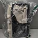 Odonata Slim Laundry Hamper Handles Collapsible Laundry Basket Thin Dirty Clothes Basket Narrow Laundry Bag Foldable Dirty Hamper 45L (Beige)