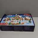 Advent Calendar 2025 Gingerbread House Mini Building Set with Light, 24 Days Countdown Christmas Village Building Blocks with Xmas Tree Train, for Adults Kids Girls Boys Ages 12+