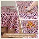 Stylish Washable & Waterproof 4th of July Tablecloth - Perfect Patriotic Decorations for Your Table, Ideal Among 10th of July Accessories and Festive Fourth of July Decorations (70" x 102" (Rectangular))