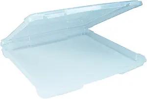 IRIS USA Slim Portable Project Case Storage, Clear 10 Piece