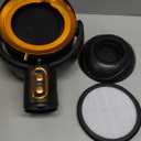 Desktop Smoke Purifier Fan, Portable USB Rechargeable Adjustable Angle Smoke Trap, Mini Air Purifier with Removable Washable Filter for Indoor Smoking, Cooking, RV, Office & Kitchen Use