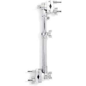 Gibraltar Ultra-Adjust Double Extension Arm, Twin Super Grabber Clamps with Tilters, Connects Drum Racks or Stands Securely with Memory Lock, Heavy-Duty Drum Hardware, 1 Pack (SC-EA250)